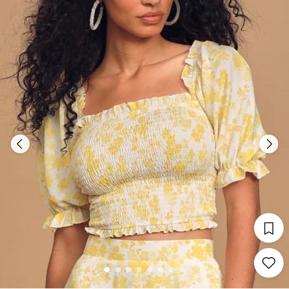 CHARLIE HOLIDAY - WOMEN’S XS FLORAL BLOUSE